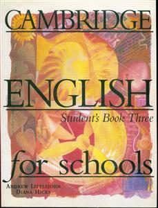 کمبریج انگلیش فر اسکولس 3 CAMBRIDGE ENGLISF FOR SCHOOLS  .@