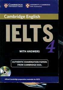 آیلتس شماره 4 IELTS 4 + CD کمبریج