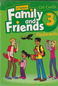 FAMILY AND FRIENDS 3 FLASH CARD بریتیش ویرایش دوم