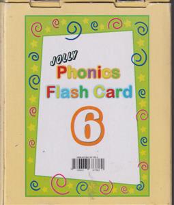 JOLLY PHONICS 6 FLASH CARD