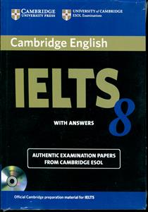 آیلتس شماره 8 IELTS 8 + CD کمبریج