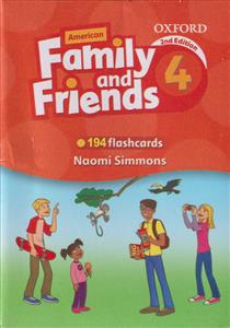 AMERICAN FAMILY AND FRIENDS 4 FLASH CARD ویرایش دوم